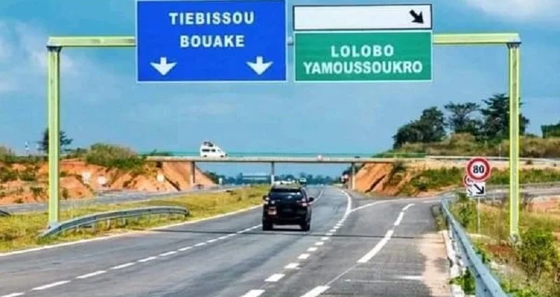  Côte d’Ivoire : Le Vice-président inaugure l’autoroute Tiébissou-Bouaké