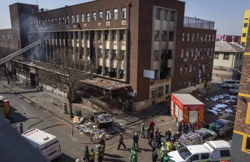  Tragédie à Johannesburg : Un Incendie Fait 74 Victimes en Afrique du Sud