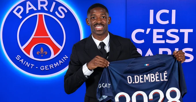 OUSMANE DEMBÉLÉ QUITTE FC BARCELONE POUR LE PSG