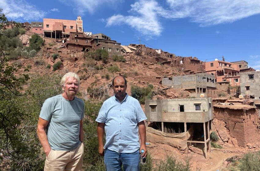  L’initiative humanitaire de Richard Branson au Maroc : Une lueur d’espoir après le séisme