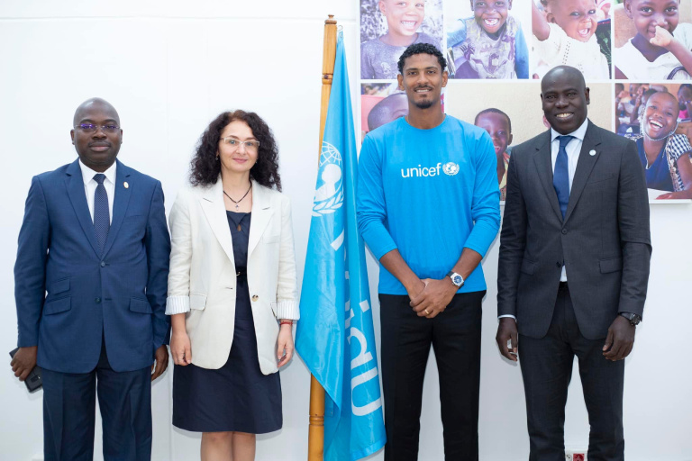 Sébastien Haller Ambassadeur Unicef