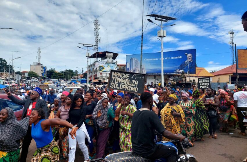  Guinée : Accueil triomphal du Président de la transition Mamadi Doumbouya