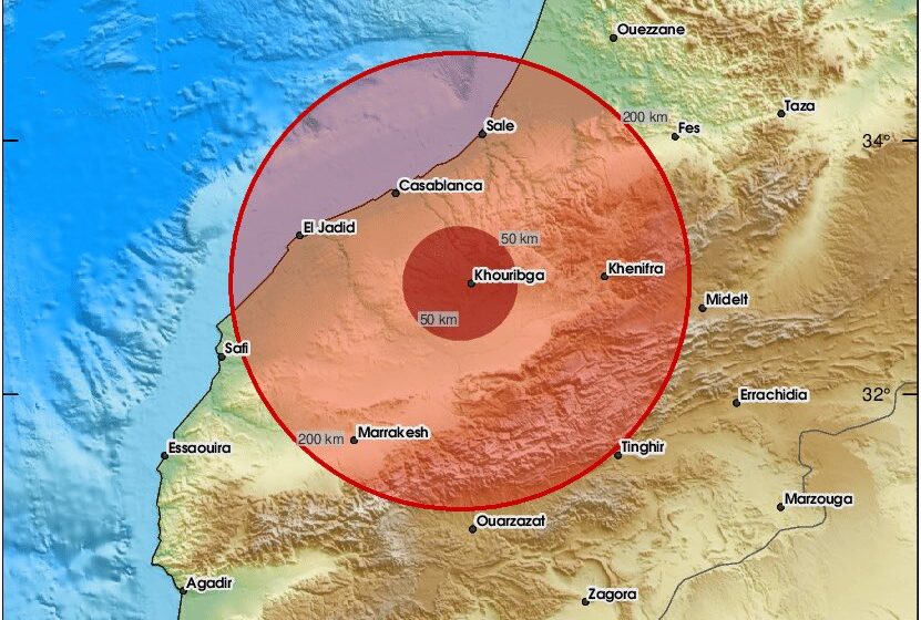  Un séisme de magnitude 7 secoue le Maroc (GFZ)