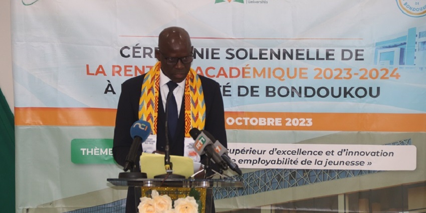  Rentrée académique de l’université de Bondoukou : un hommage rendu à Amadou Gon Coulibaly