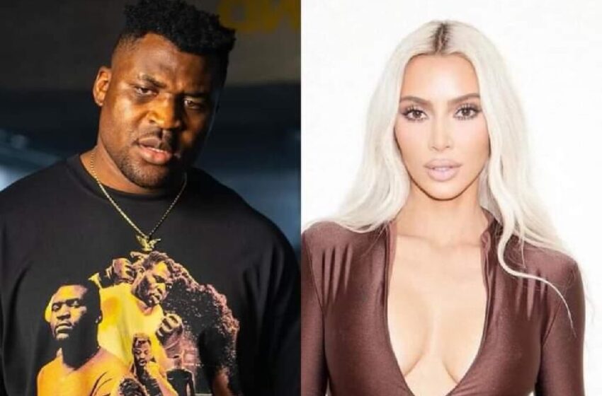  Cameroun : les internautes s’opposent à une relation entre Kim Kardashian et Francis Ngannou