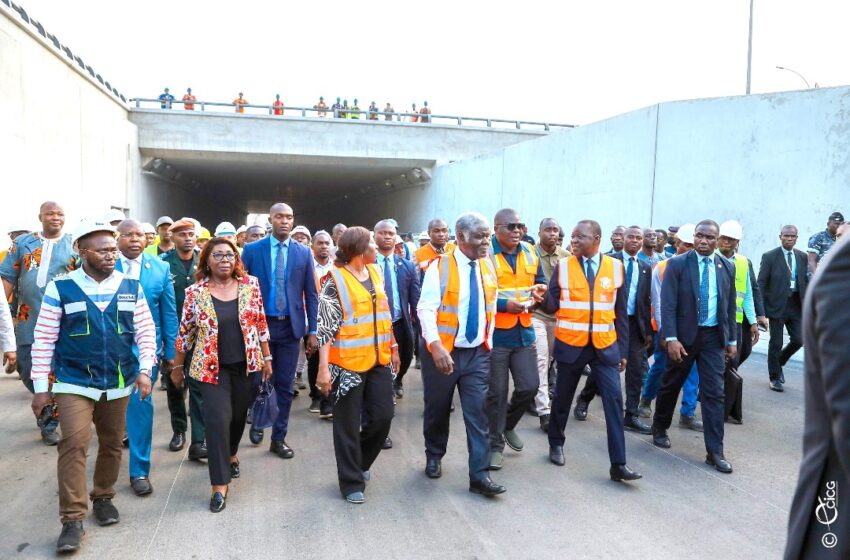 Fluidité routière : l’échangeur du carrefour MACACI et le tunnel d’Abobo , achevés à 98%, livrés dans 10 jours (premier ministre)