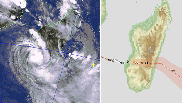  La tempête tropicale Alvaro a atteint Madagascar cette nuit , Plus de 400 personnes sinistrés !