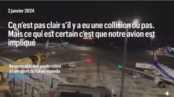  Accident Avion à Tokyo : 05 morts dans une collision entre deux avions à l’aéroports internationale Haneda!