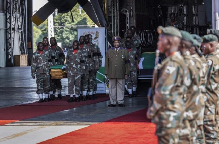  Rapatriement des corps de deux soldats sud-africains tués en RDC