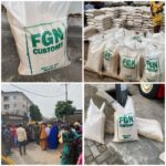 La faim au Nigéria : Les douanes commencent la vente des sacs de riz saisis.