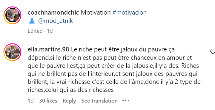 Coach Hamond Chic : "Quand tu as un quotidien riche, tu n'as pas le temps d'être jaloux de ton prochain...(vidéo)!