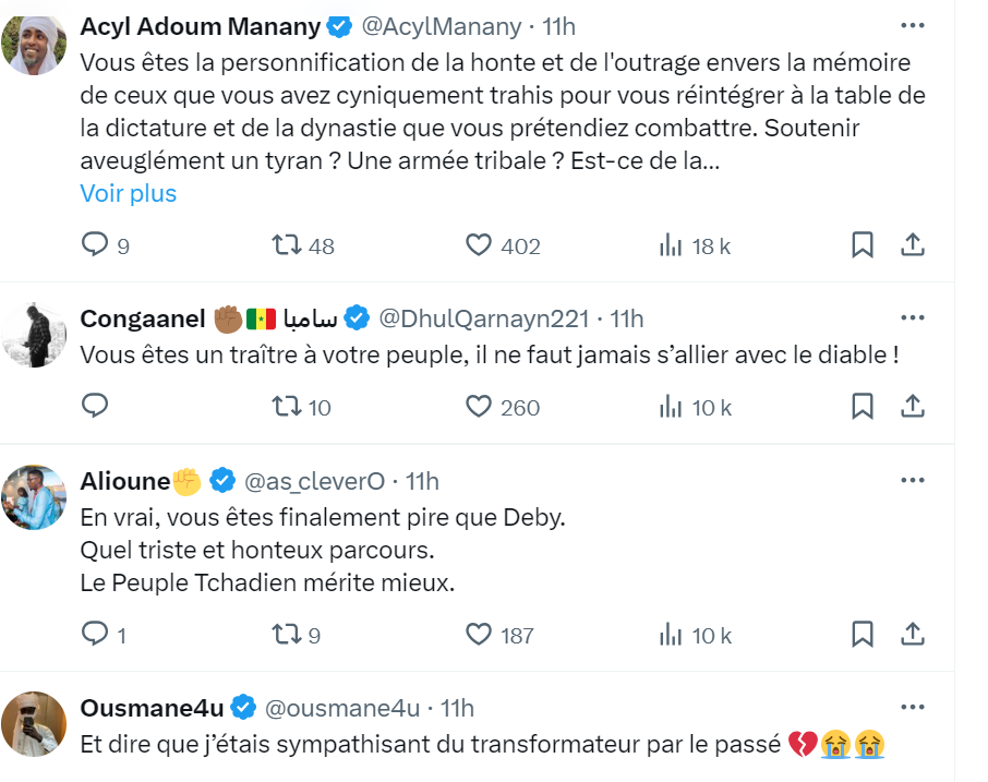 Echanges de tirs et plusieurs morts au Tchad : Succès Masra réagit !