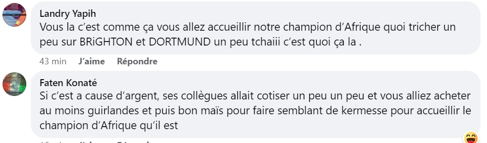 Evan N’dicka de retour à l’AS Roma : Des fans dénoncent un accueil pas à la hauteur du champion d'Afrique! 