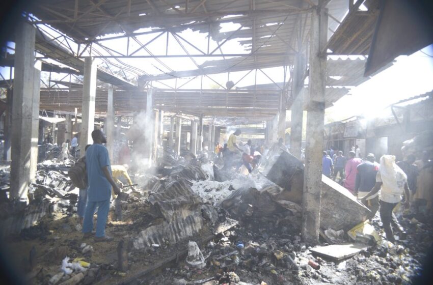  Niger : Incendie dévastateur au marché “Haro Banda” à Niamey