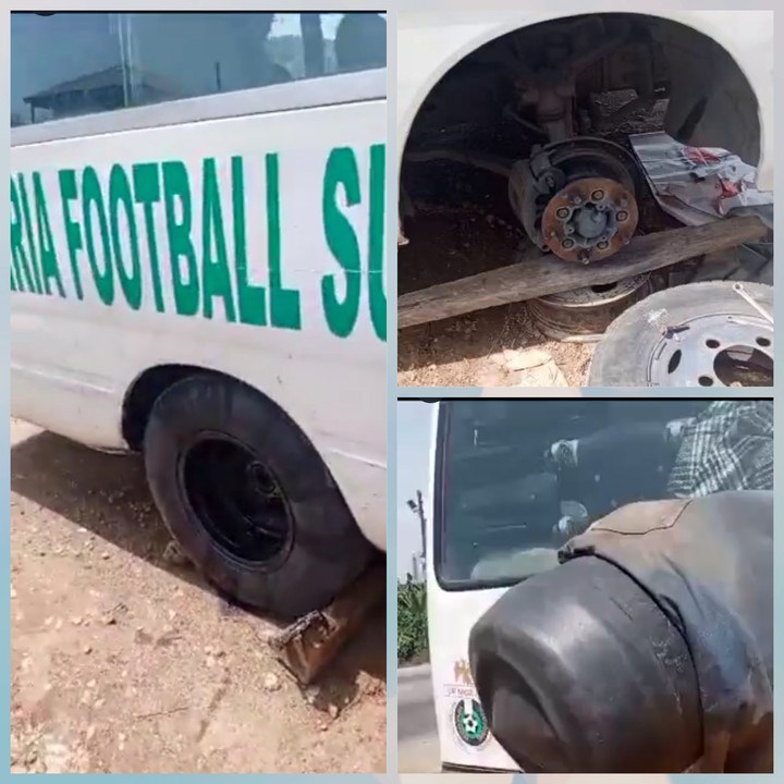 De retour de la CAN 2023, Le Bus des supporters Nigerian en panne au Ghana (vidéo)!