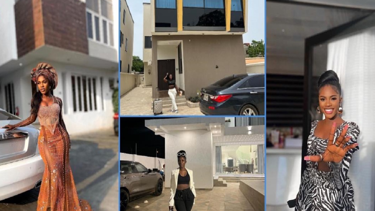 Une influenceuse ghanéenne explique comment elle a construit une villa en vendant des lunettes