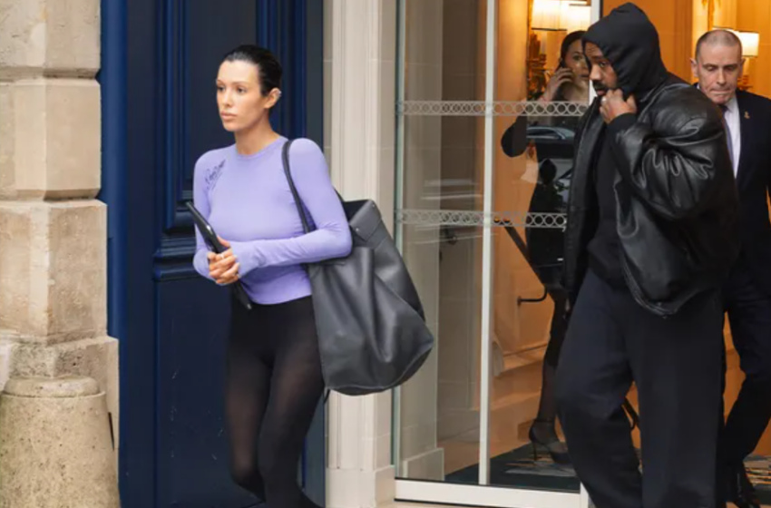  La femme de Kanye West, Bianca, essaye le look de bibliothécaire sexy après des sorties osées à Paris.