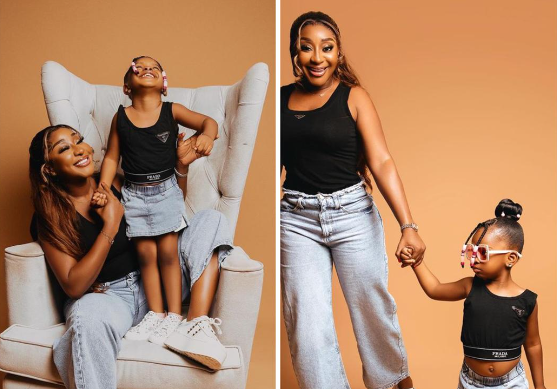 L'actrice Ini Edo partage des photos de sa fille alors qu'elle fête ses trois ans.