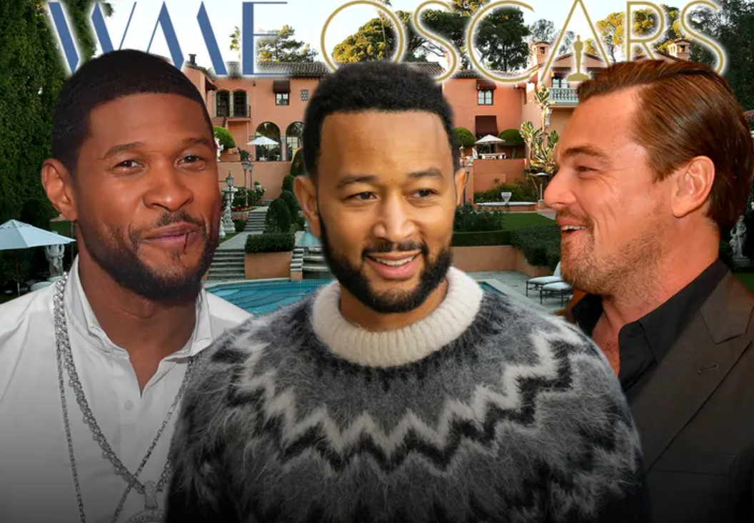 Leo DiCaprio, Usher, Justin Timberlake réunis lors de la soirée pré-Oscars de la WME.