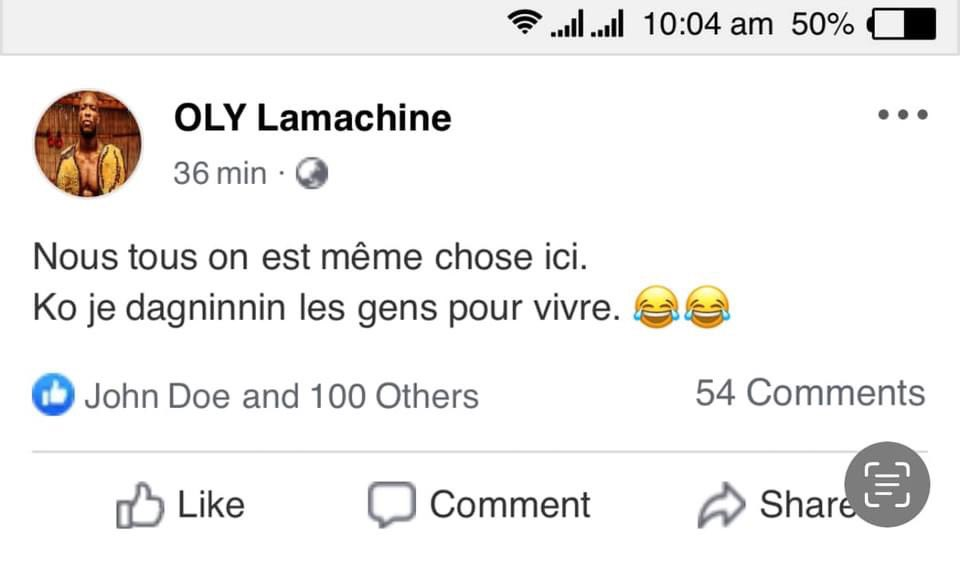 Defaite par K.O de Francis Ngannou face à Athony Joshua , Oly la Machine se moque de Ngannou