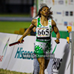 Jeux africains : L'athlète nigériane Omolara Omotosho remporte l'or pour le Nigeria dans le relais 4x400m mixte (vidéo)