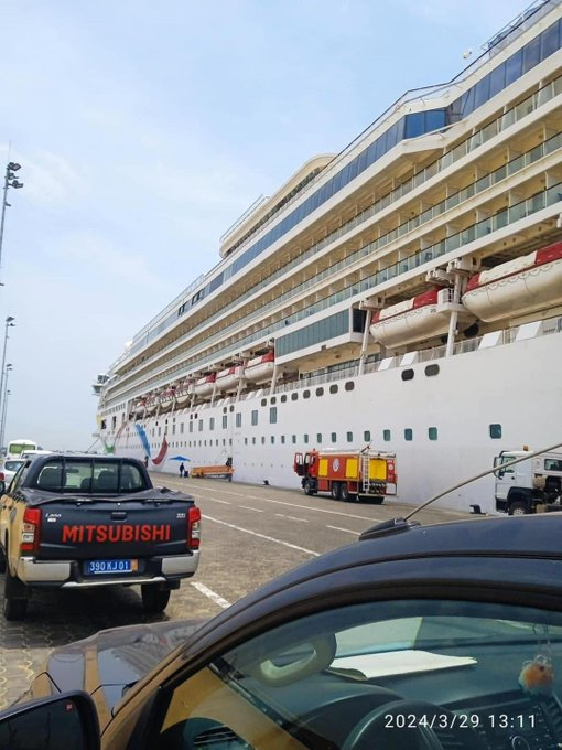 Côte d’Ivoire is back : Le navire "Norwegian Dawn"aux larges des côtes ivoiriennes !