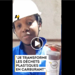 RDC : Une ingénieure congolaise transforme les déchets plastiques en carburant