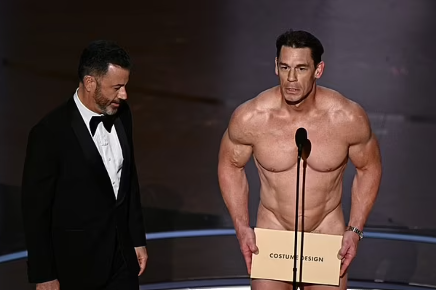 John Cena se déshabille aux Oscars 2024 pour présenter le prix du