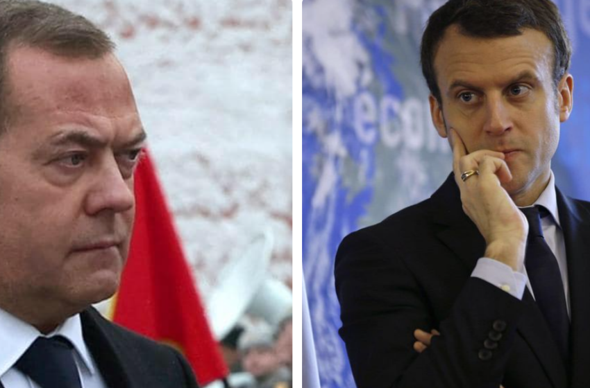  Visite de Macron en Ukraine : Dmitri Medvedev réagit..C’est un trouillard zoologique!