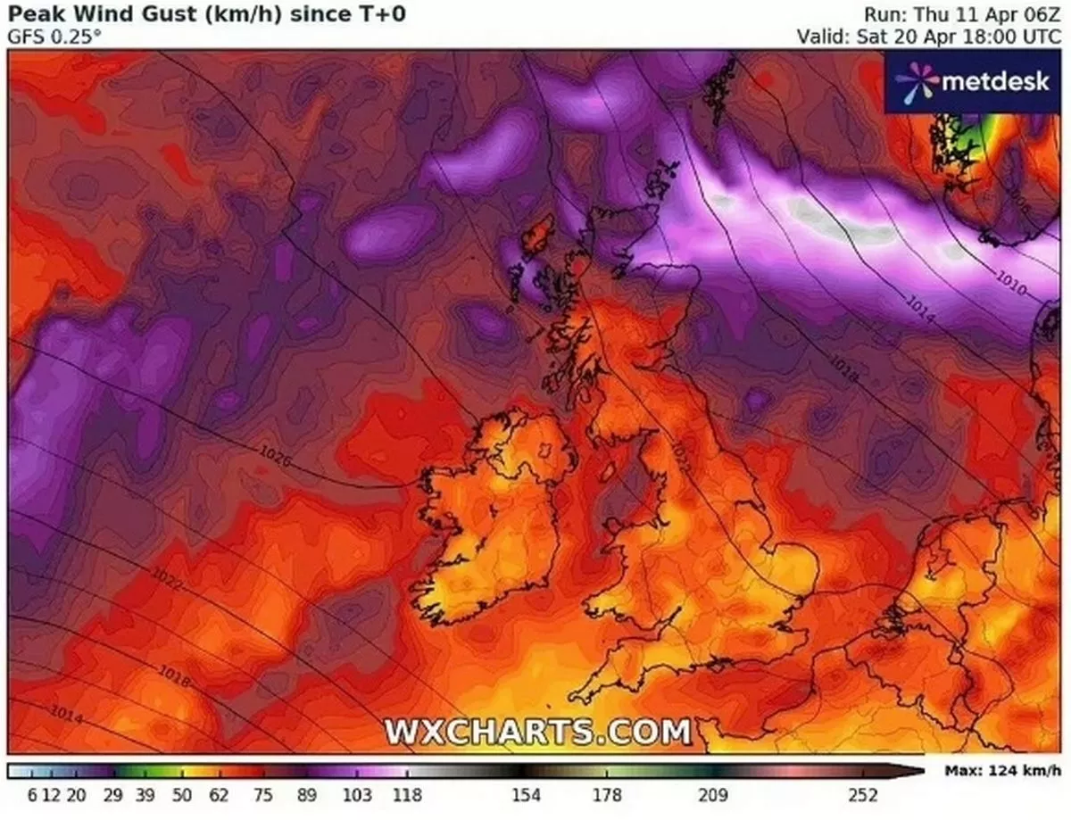 Météo britannique : Date exacte de la deuxième "mini-canicule" : les cartes passent au rouge foncé