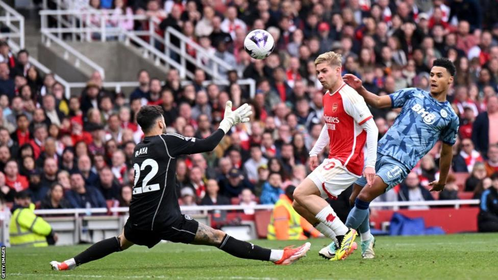 Arsenal 0 v 2 Aston Villa : Les buts tardifs de Villa anéantissent la lutte pour le titre d'Arsenal