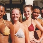 Les Spice Girls au visage de bébé posent en bikini avant la célébrité, alors que les hommages affluent pour le 50e anniversaire de Victoria.