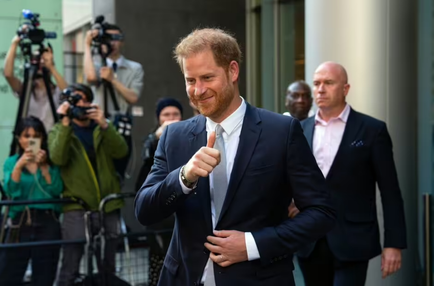  Le prince Harry remporte la dernière bataille judiciaire dans l’affaire du piratage téléphonique