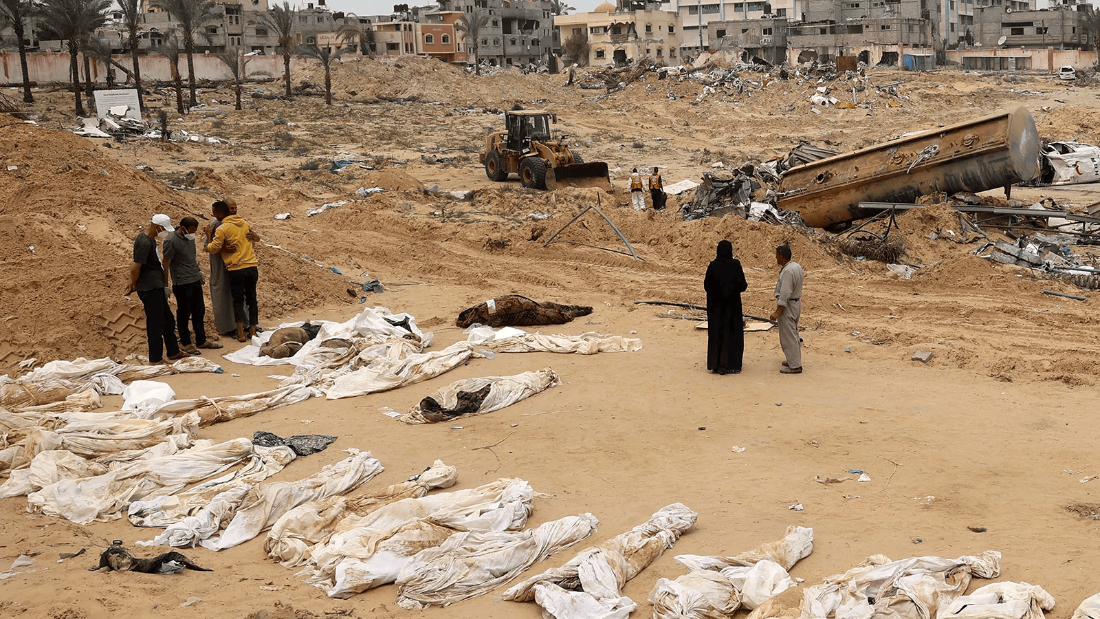 Près de 400 corps découverts dans le charnier de l'hôpital de Gaza