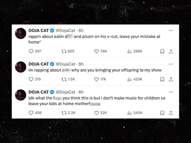 La rappeuse Doja Cat critique les parents qui amènent leurs enfants à ses concerts