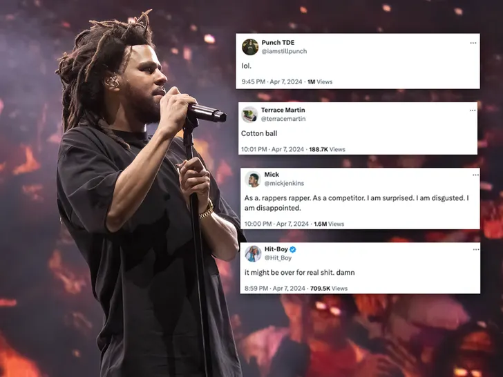 Drake choqué par les excuses de J. Cole à Kendrick Lamar, selon Akademiks