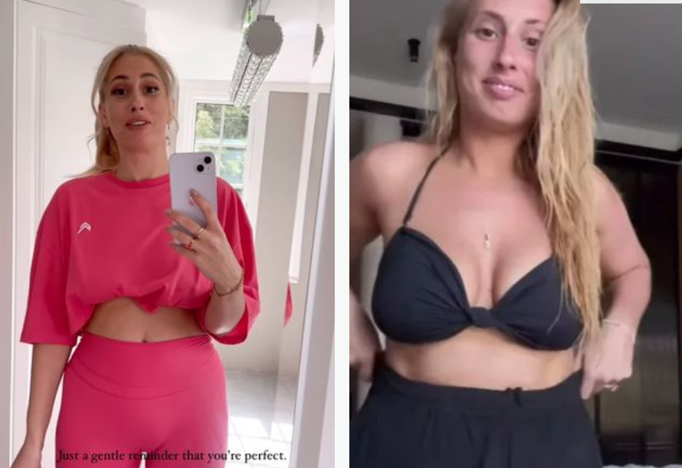 Découvrez la transformation corporelle de Stacey Solomon, qui se disait "allergique" à l'exercice physique.