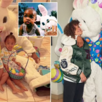 L'acteur Nick Cannon rend visite à ses 12 enfants à Pâques, déguisé en "papa lapin" (Photos)