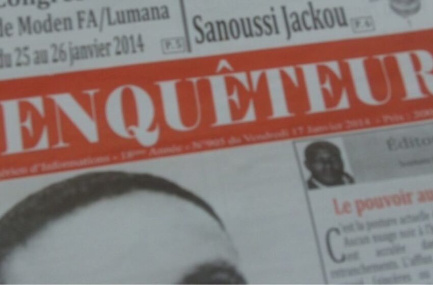  Niger : interpellation du directeur du quotidien «l’Enquêteur»