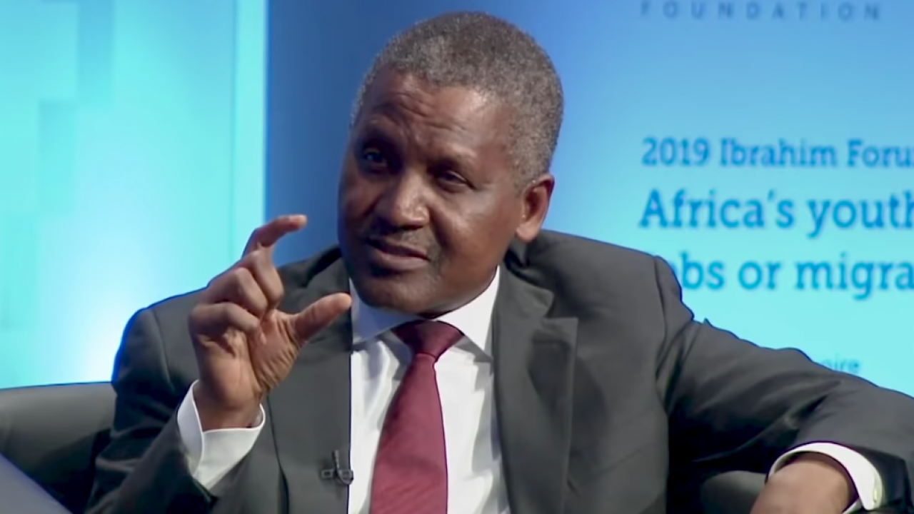 J'ai besoin de 35 visas pour voyager en Afrique - Dangote