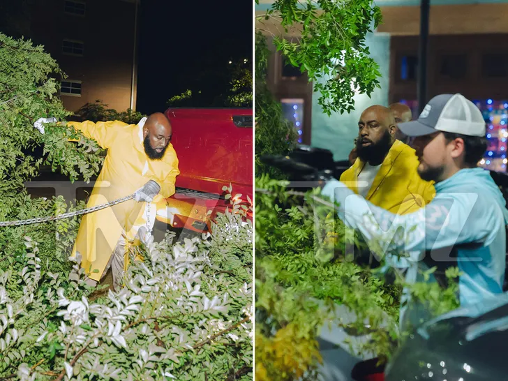  Trae Tha Truth et le Relief Gang font des heures supplémentaires pour réparer les dégâts causés par la tempête à Houston