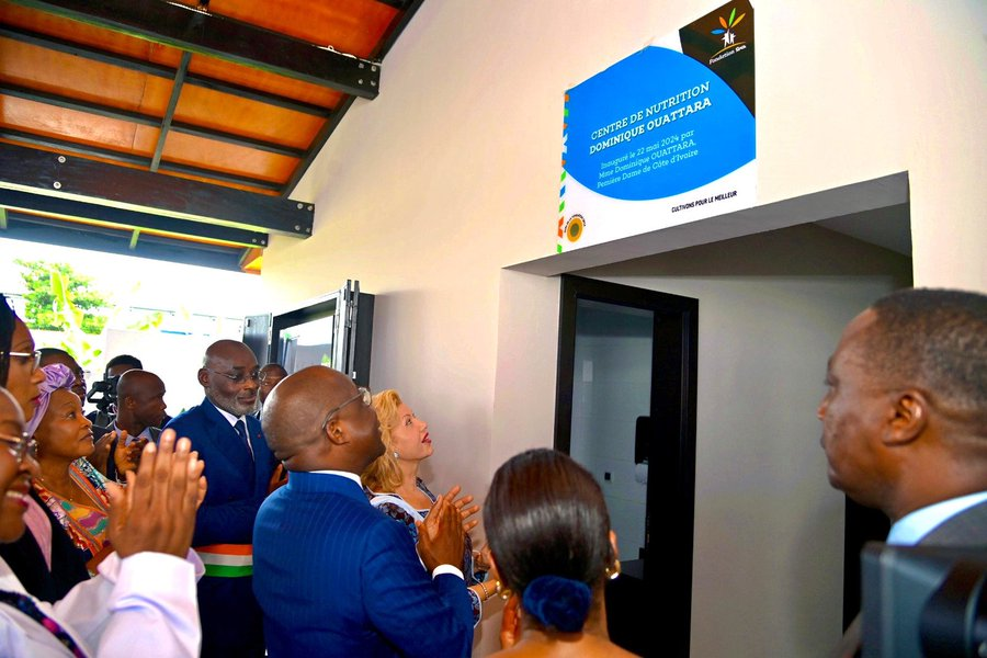 Santé / CNRAO : la Première Dame Dominique Ouattara inaugure un centre de nutrition