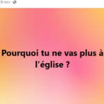 Pourquoi tu ne vas plus à l’église ? : Les Réponses des Internautes