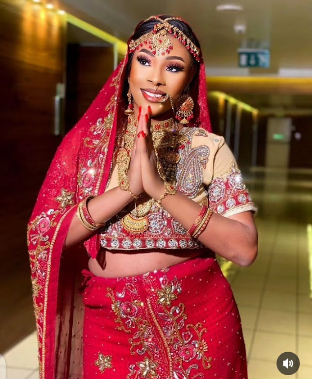 Aisha Lawal fête son anniversaire avec des photos sur le thème de l'Inde