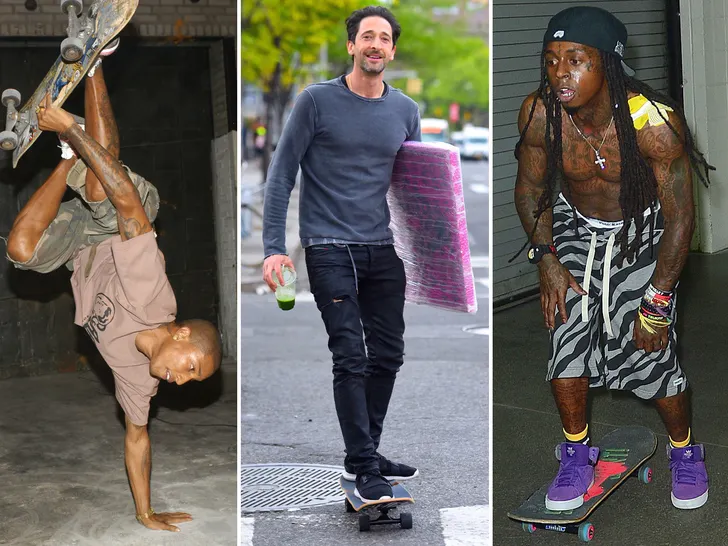 Jaden Smith fait une chute lors d'une balade en skateboard à New York avec son garde du corps