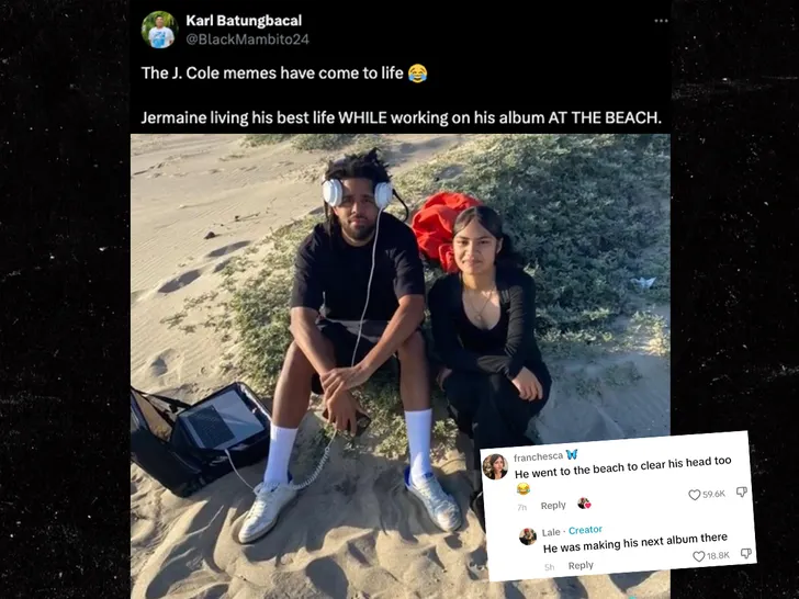 J. J. Cole fait surface sur une plage tranquille au milieu de la querelle entre Drake et Kendrick Lamar