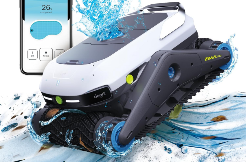  Offre spéciale sur le robot nettoyeur de piscine Degrii Zima Pro version 2024