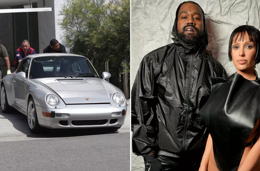  La nouvelle Porsche de Bianca Censori, offerte par son mari Kanye West, emportée par une dépanneuse