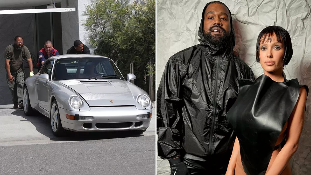 La nouvelle Porsche de Bianca Censori, offerte par son mari Kanye West, emportée par une dépanneuse