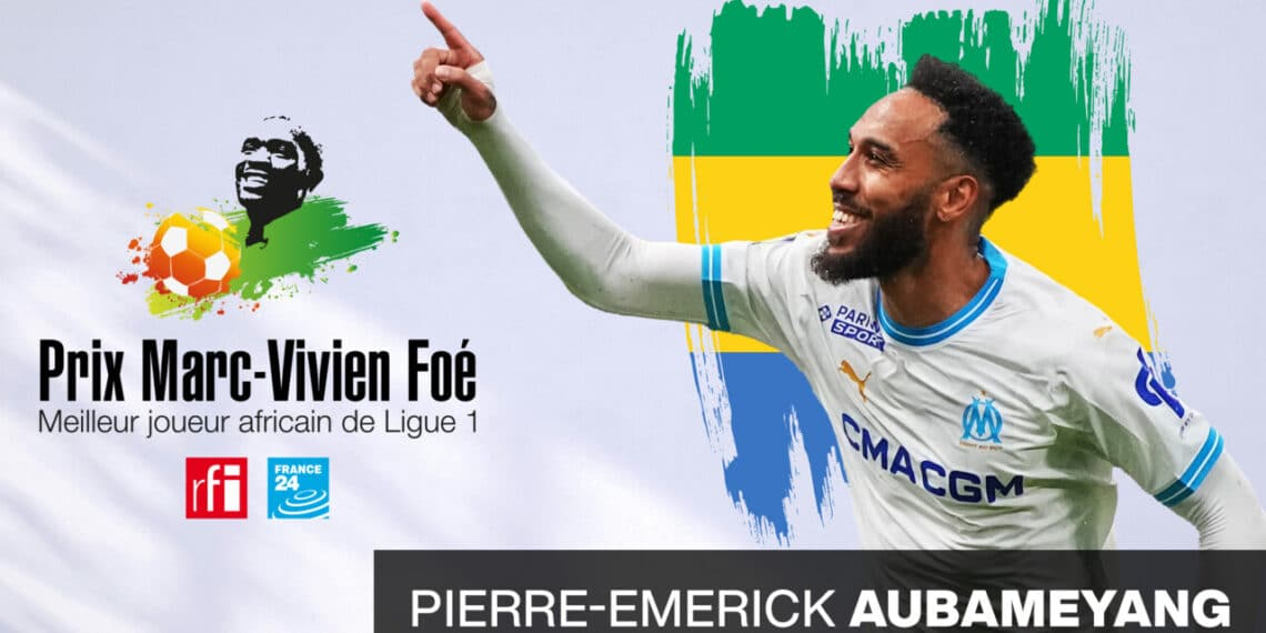 Pierre-Emerick Aubameyang remporte le Prix Marc-Vivien Foé 2024